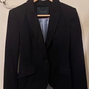 Zara Women's Dark Navy Tailored Blazer
